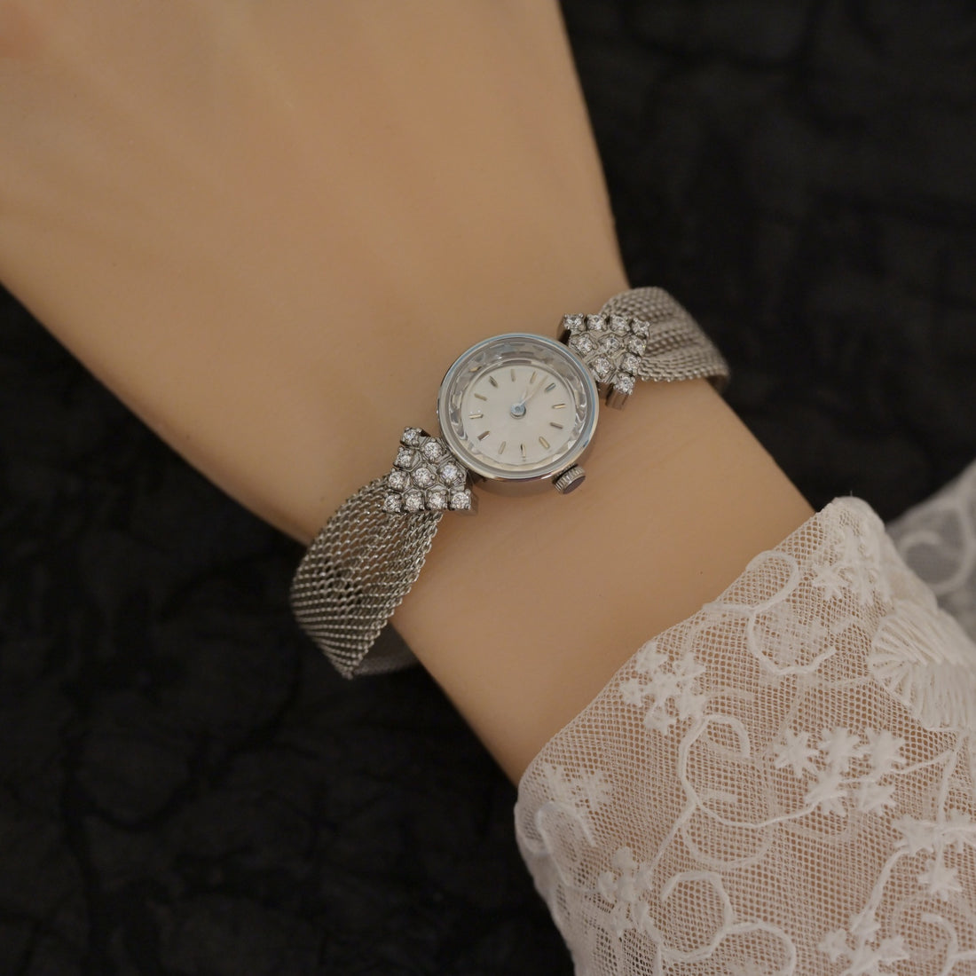 Jewelry Vintage Watches Kaleidoscope Diamond Quartz Women's Watch